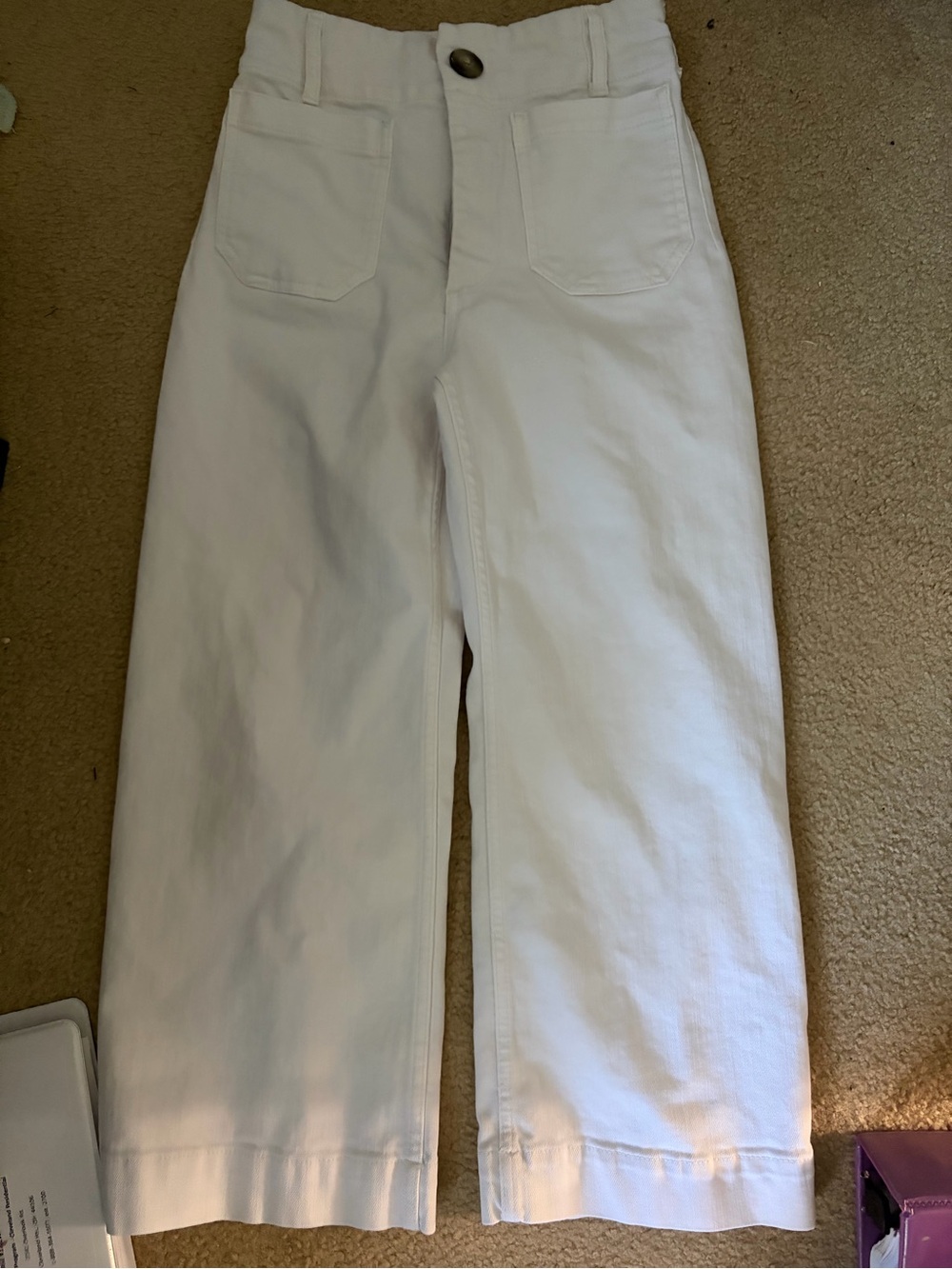 White Anthropologie jeans